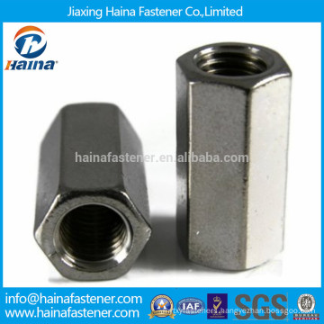 Made in China stainless steel long thread rod coupling nut